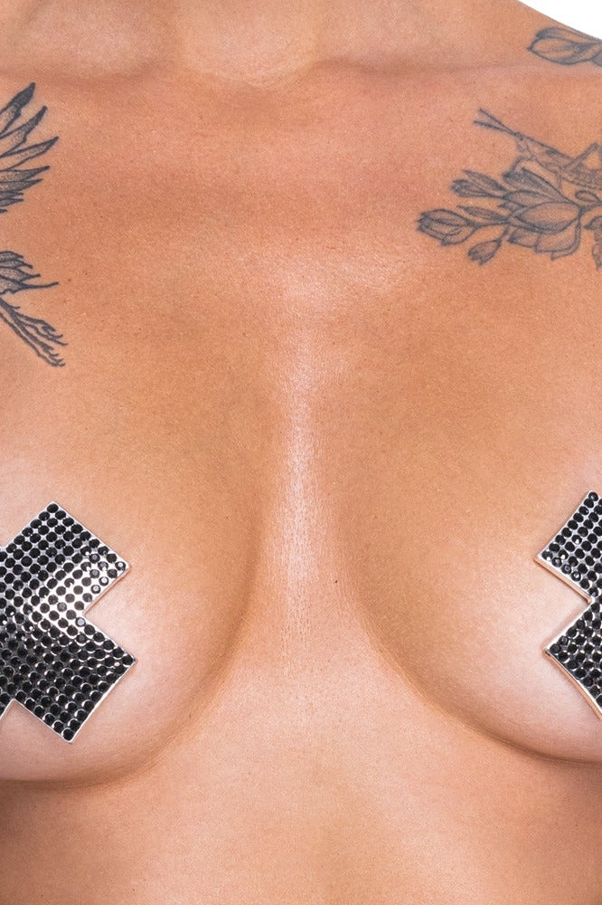 Autocollant pour téton Black Gem