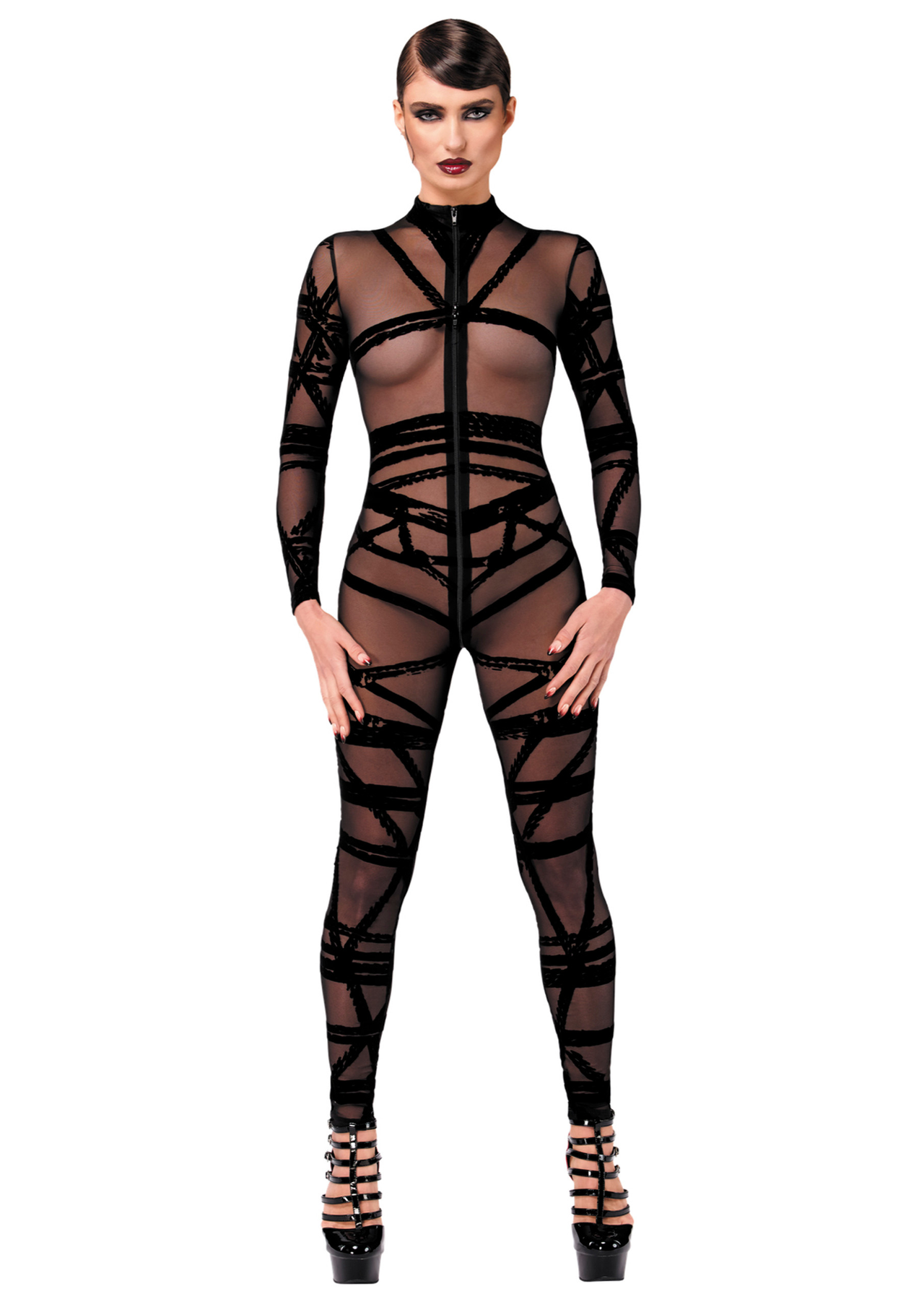 Combinaison moulante style James Bond