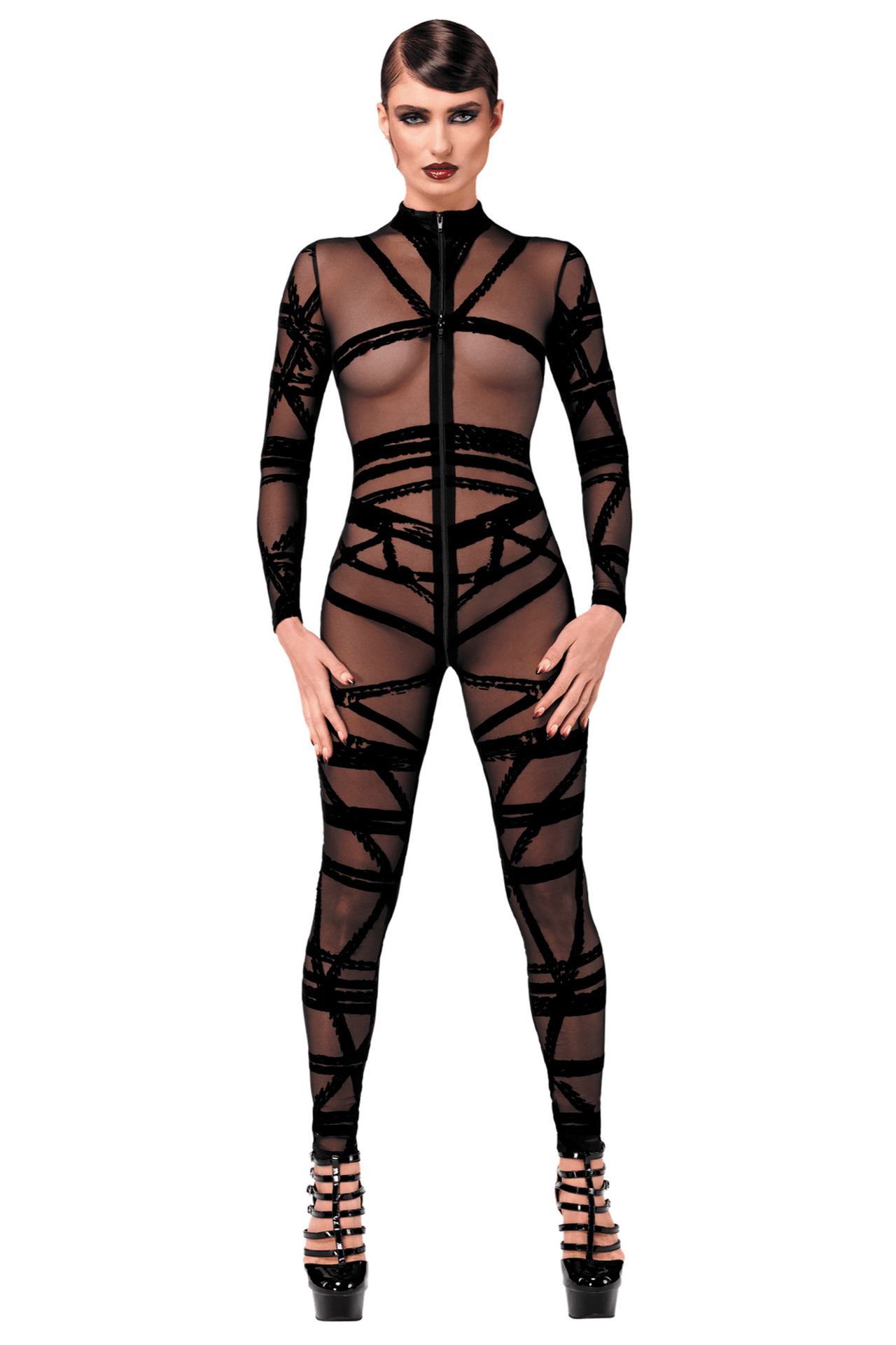 Combinaison moulante style James Bond