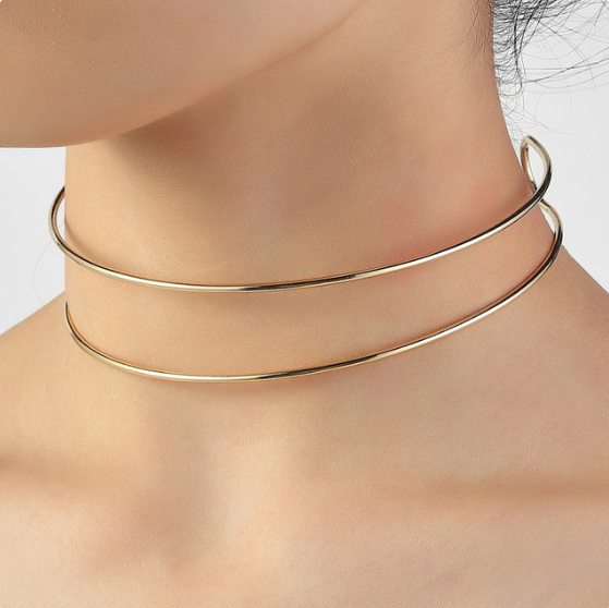 Metal choker chain online