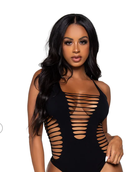 Body en string déchiqueté