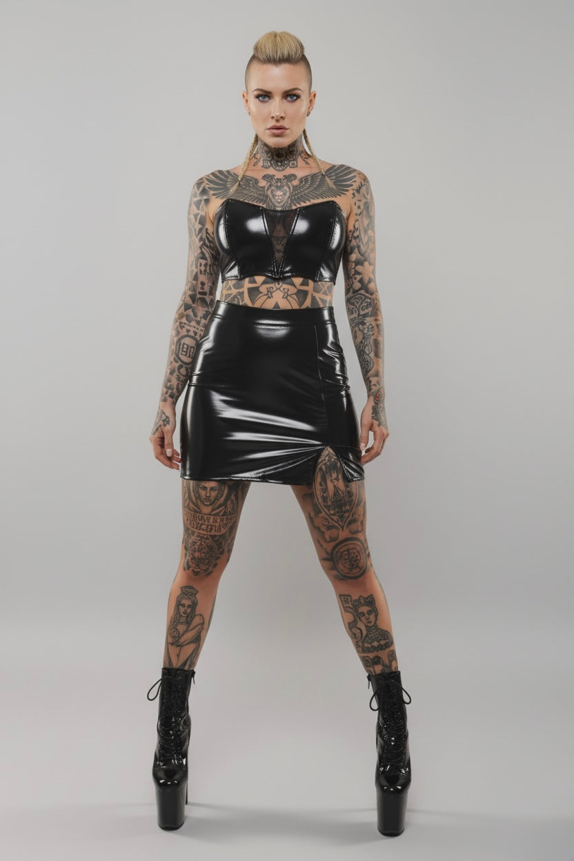 Jupe découpée décorative