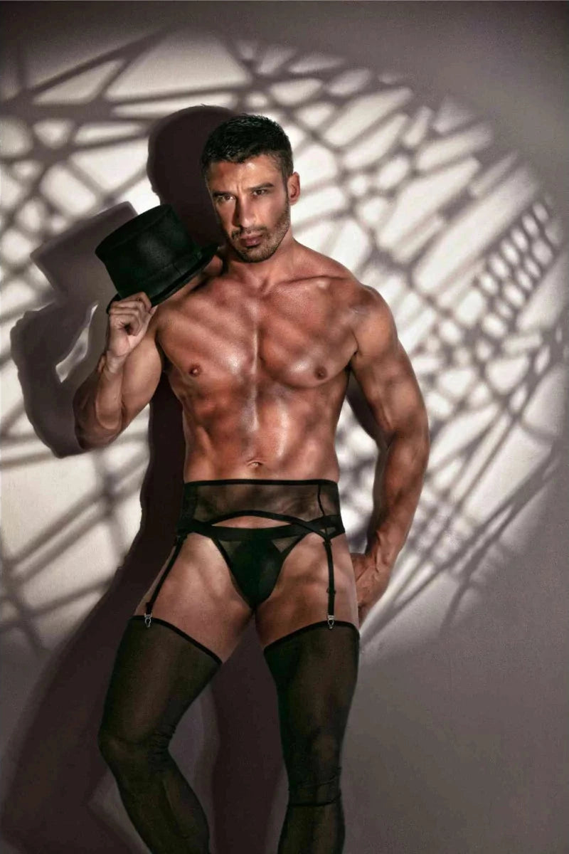 porte-jarretelles en maille