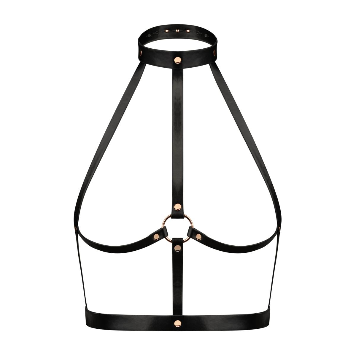 Harnais de poitrine or rose