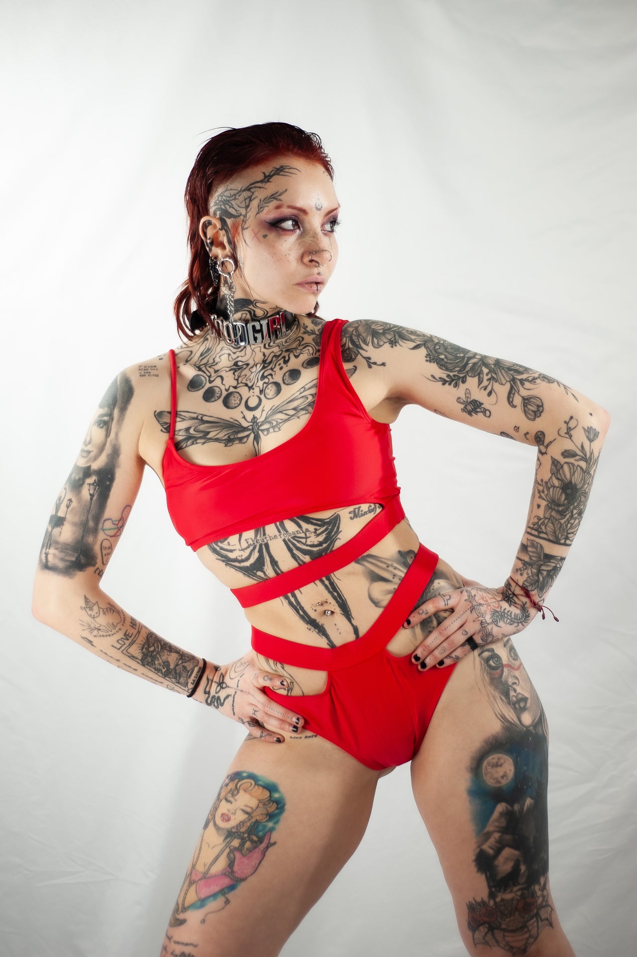 Asymmetrical High Waist Bikini