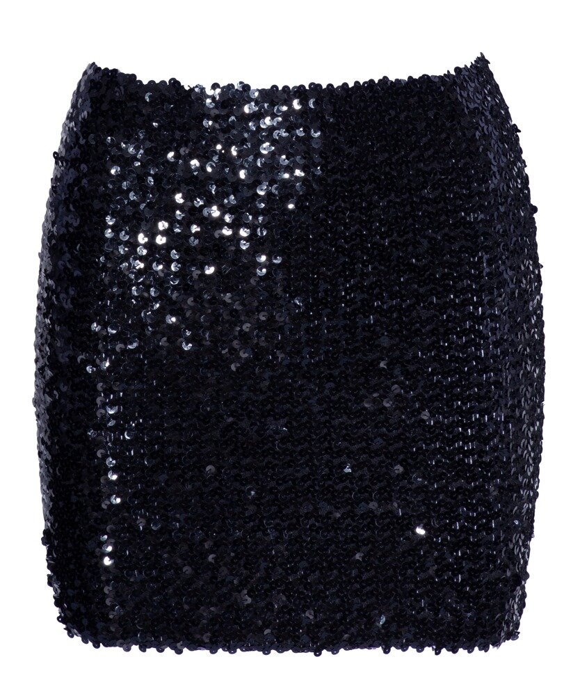 Narrow Sequin Skirt