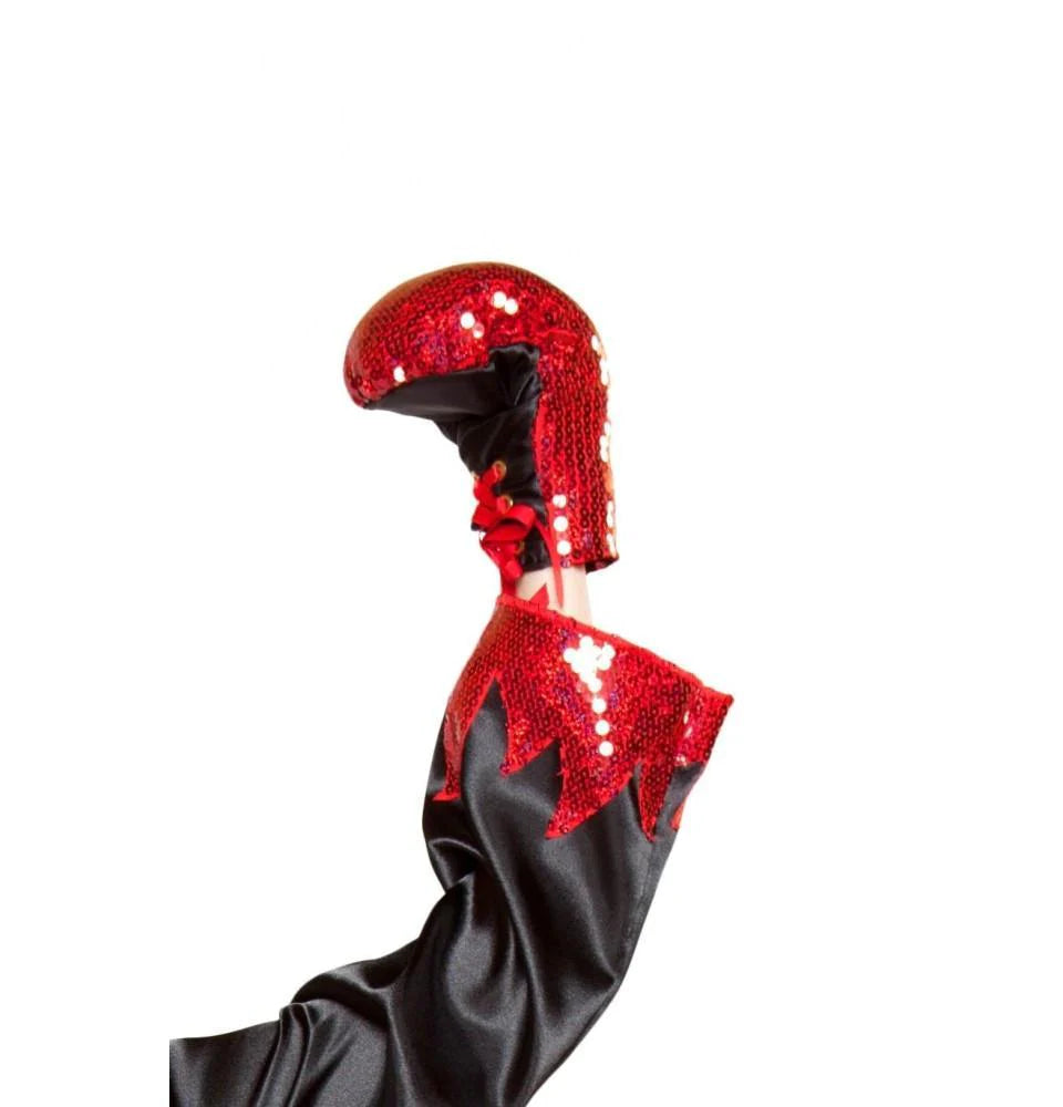 Red Sequin Boxing Gloves