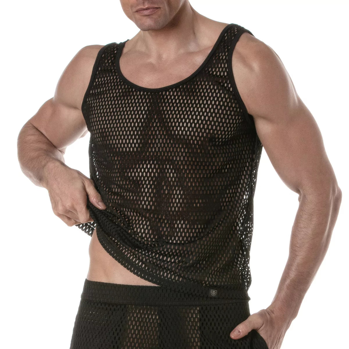 See Through Mesh Tank Top